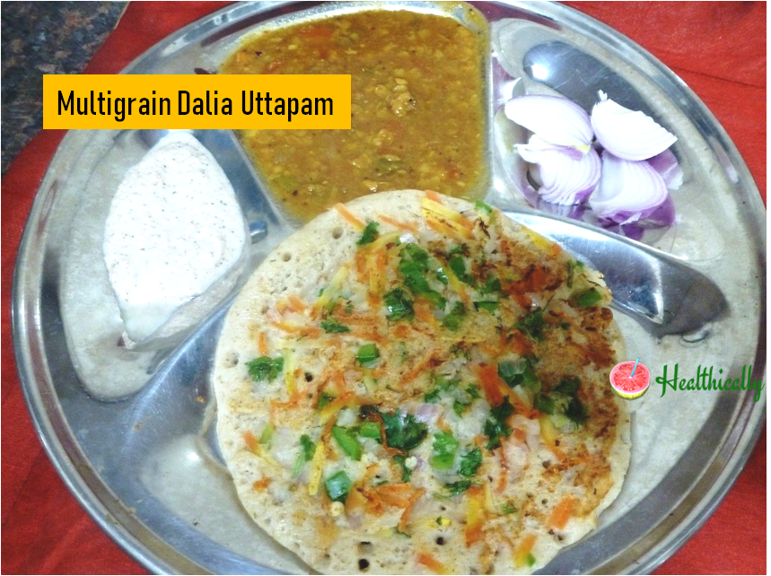 How To Make Multigrain Dalia Dosa And Uttapam