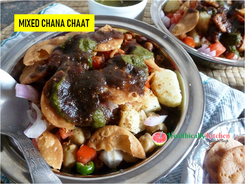 Protein Rich Mix Chana Chaat | Easy & Quick Chaat Recipe