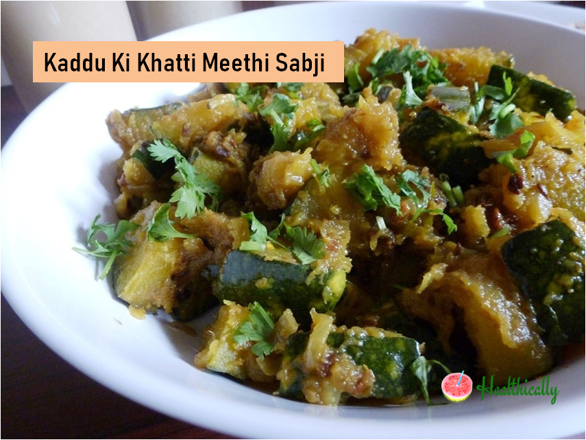 Khatti Meethi Kaddu Ki Sabzi | Easy Pumpkin Dry Veg