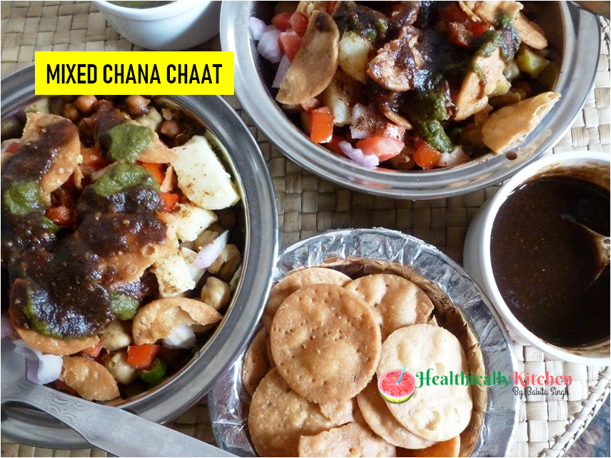 Protein Rich Mix Chana Chaat | Easy & Quick Chaat Recipe