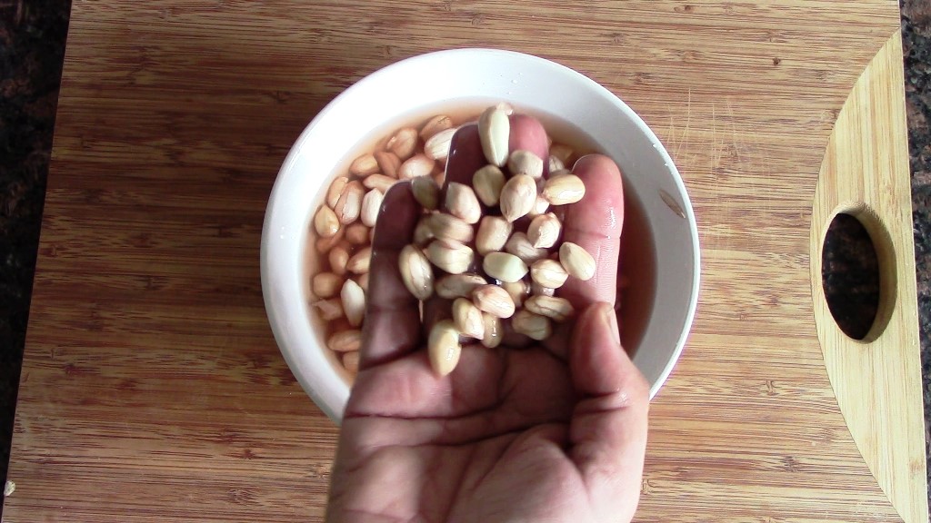 boiled peanuts chaat