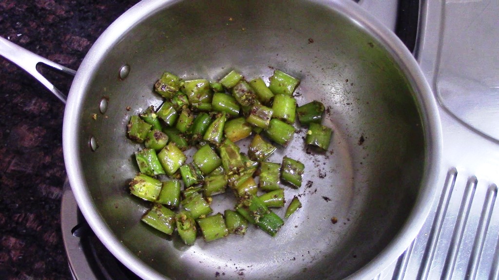 Hari Mirch Fry | Shallow Fried Green Chilli Pickle