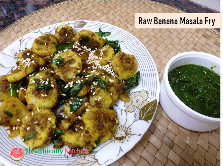 Easy & Quick Masala Raw Banana Fry | Healthy Snack Recipe