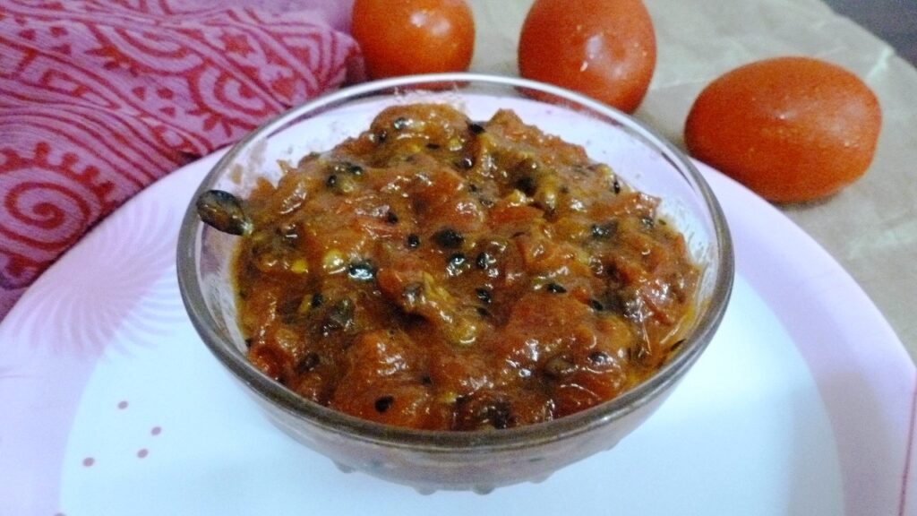 Spicy & Sweet Tomato Chutney Recipe