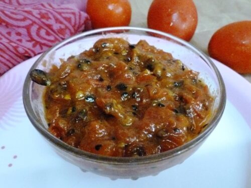 Spicy & Sweet Tomato Chutney Recipe
