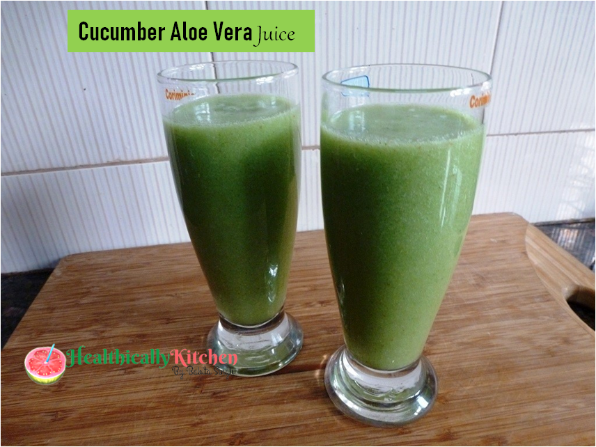 How To Make Cucumber Aloe Vera Juice | Weight Loss Detox Juice Recipe