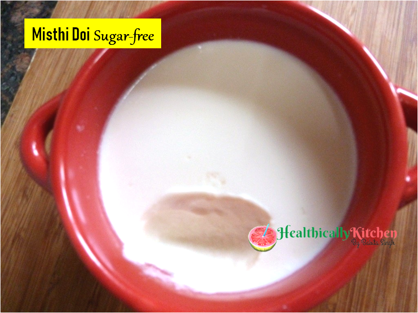 Quick 4-Ingredients Misthi Doi Recipe with Jaggery