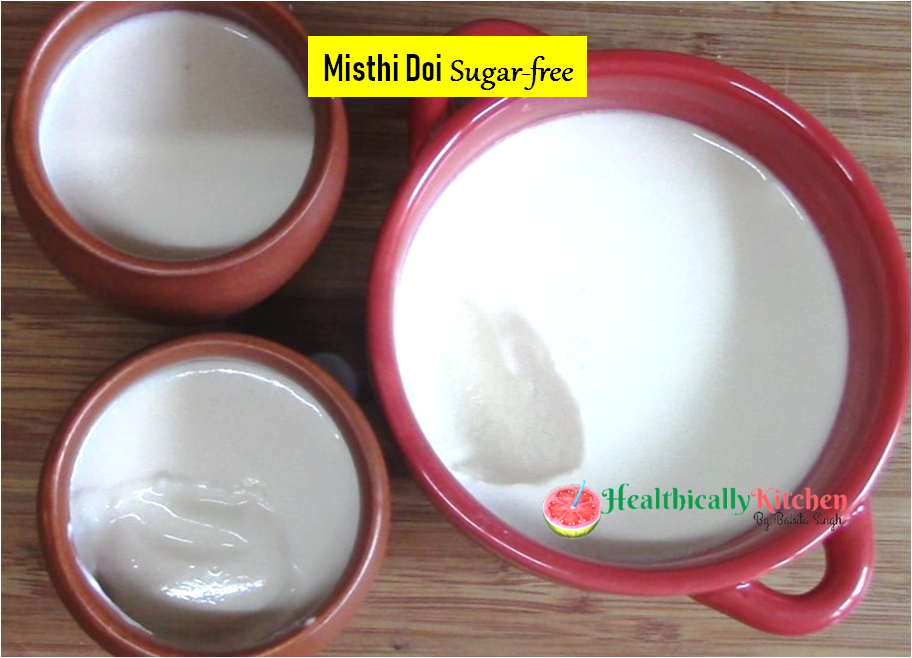 Quick 4-Ingredients Misthi Doi Recipe with Jaggery