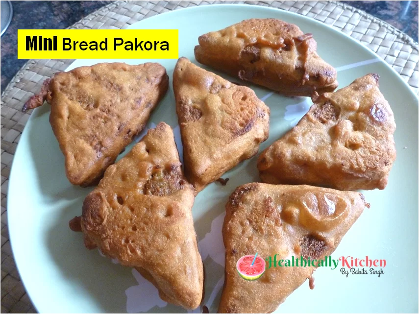 Mini Bread Pakora Recipe Without Potato | Easy Monsoon Snack 2 Mini Bread Pakora Recipe| Indian Bread Pakora without Aloo (Monsoon Special)