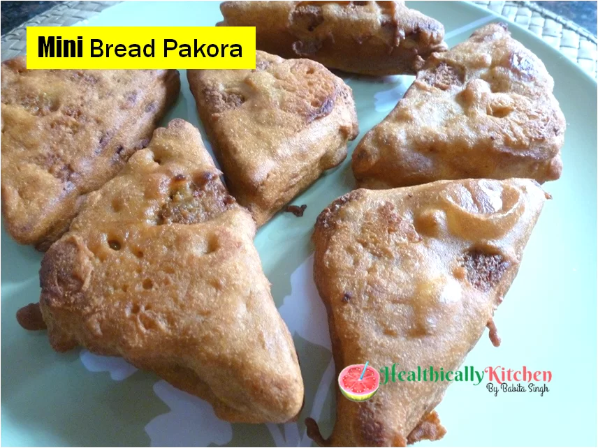 Mini Bread Pakora Recipe Without Potato | Easy Monsoon Snack 3 Mini Bread Pakora Recipe| Indian Bread Pakora without Aloo (Monsoon Special)