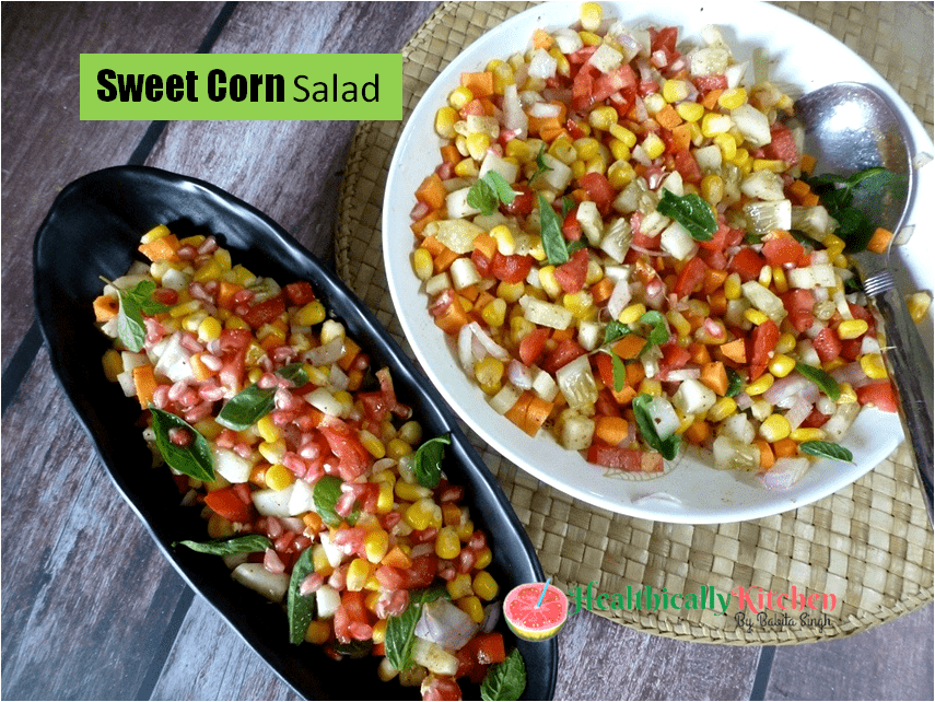 How to Make Sweet Corn Salad | Easy Corn Salad  recipe