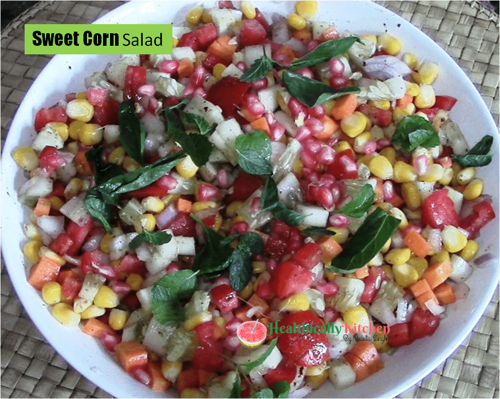 How to Make Sweet Corn Salad | Easy Corn Salad recipe