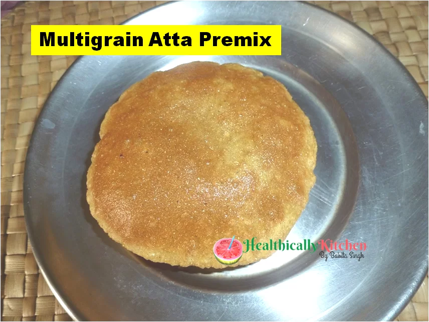 Homemade Multigrain Flour | 9 Grains Atta Premix Recipes 3 Multigrain flour premix poori recipe