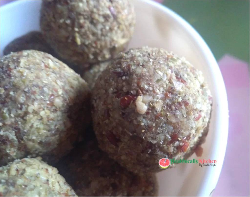 How to Make Seeds & Dry Fruits Ladoo without Sugar 2 sugar free sweet
