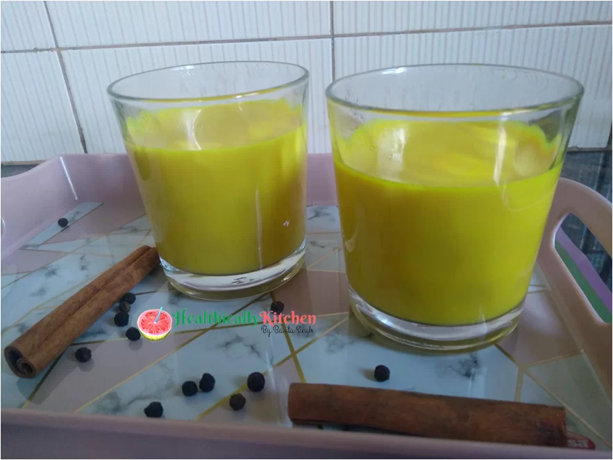 Traditional Golden Milk Recipe | How to Make Haldi Dhoodh 1 Traditional Golden Milk Recipe