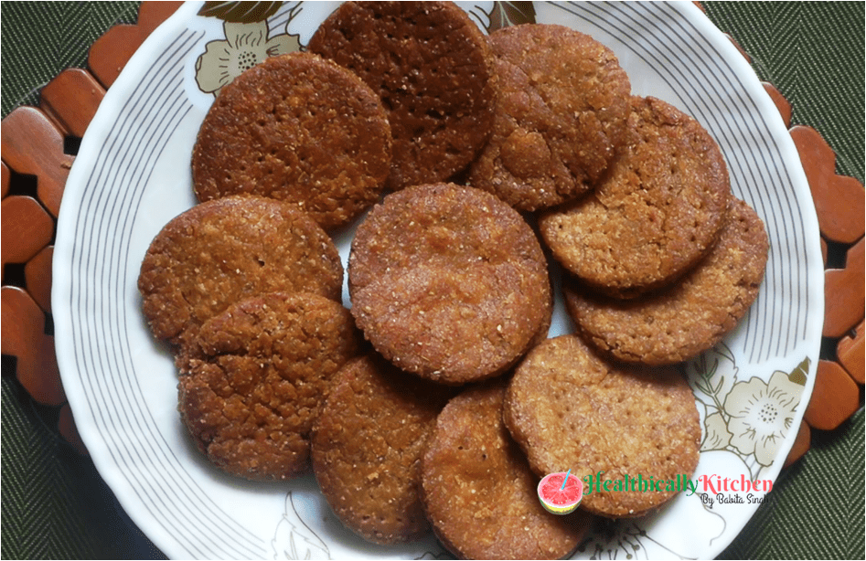 Sweet Mathri Recipe with Jaggery | Healthy Oat & Atta Mathri Recipe