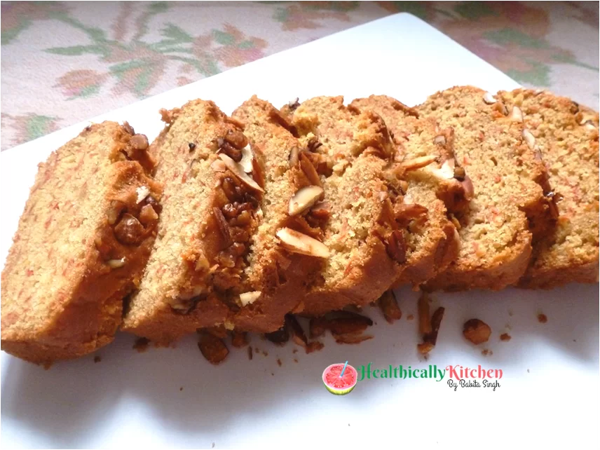 Eggless Carrot Orange Cake Recipe | Healthy Tea Time Cake Recipe 1 Eggless Carrot Orange Cake Recipe |