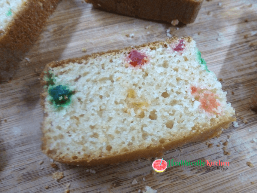 Eggless Tutti Frutti Cake Recipe | Britannia Tutti Frutti Cake without Oven