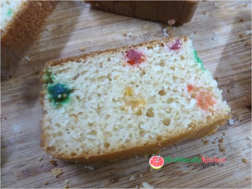 Eggless Tutti Frutti Cake Recipe | Britannia Tutti Frutti Cake without Oven 2 Britannia style Tutti Frutti Cake without Oven
