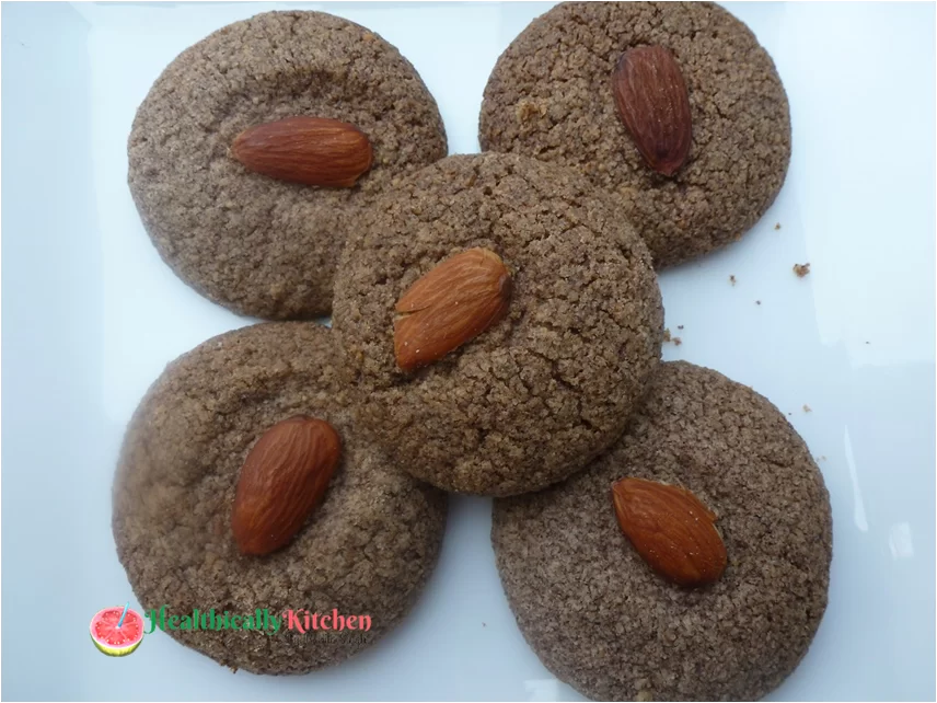 Ragi Almond Cookies | Homemade Ragi Cookies for Babies 1 Ragi Almond Cookies | Homemade Ragi Cookies for Babies