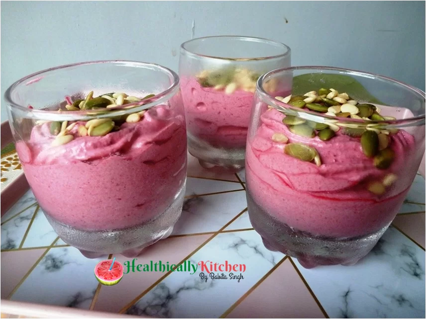 Creamy Beet Mousse Recipe (Healthy Dessert) 13 beet mousse