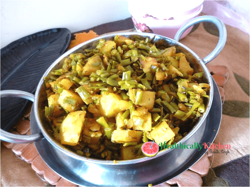 Aloo Moongre ki Sabzi Recipe | Moongre Aloo Recipe 