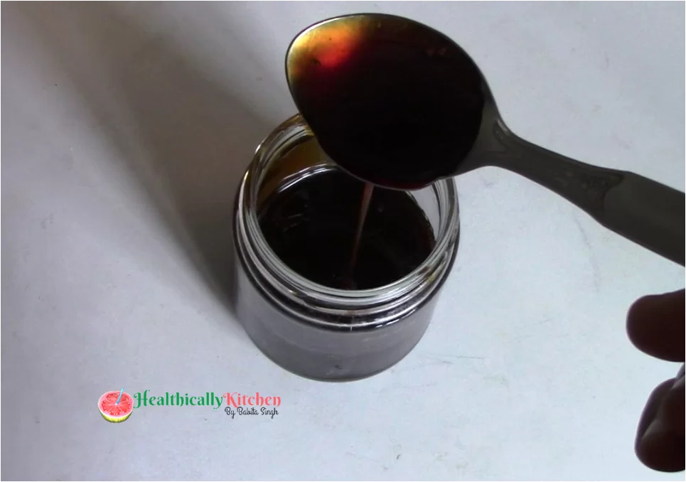 Jaggery Syrup Recipe | Healthy Homemade Sweetener 2 Homemade Jaggery Syrup Recipe | Simple Jaggery Syrup
