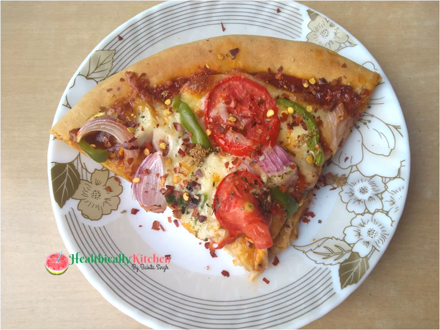 How to Make Pizza without Maida | Homemade Easy Wheat(Atta) Pizza Recipe from Scratch 2 Homemade Pizza without Maida