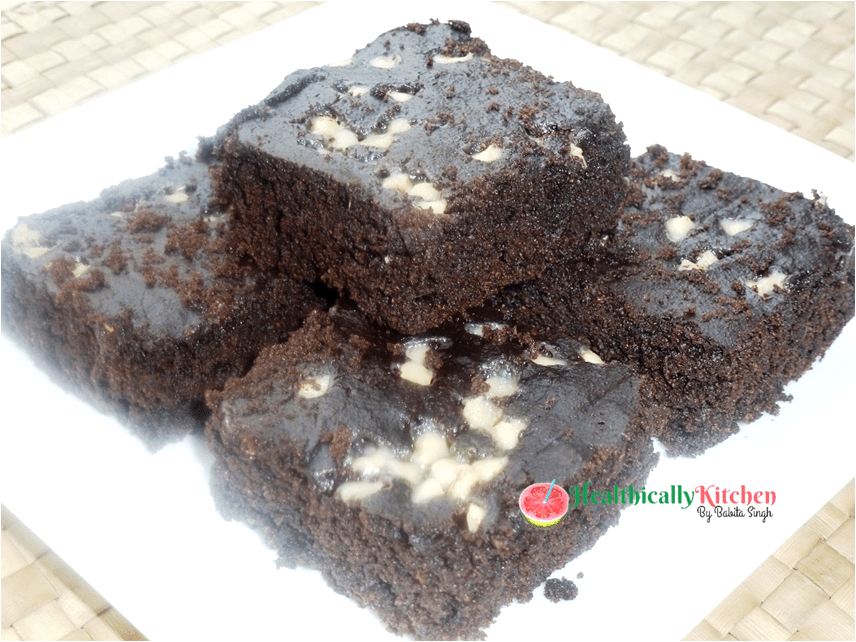 Eggless Brownie Recipe without Chocolate | Simple Brownie Recipe