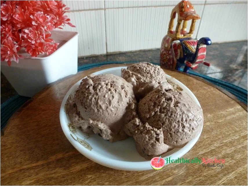 Healthy Lauki Ice Cream Recipe in 2 Flavours | No Cream Weight Loss Dessert 3 chocolate flavoured lauki ice cream