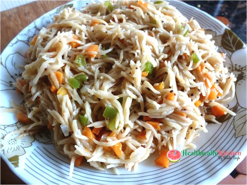 Instant Semiya Upma | Light & Healthy Breakfast | Easy Veg Upma Recipe 2 Quick Vegetable Vermicelli Upma Recipe