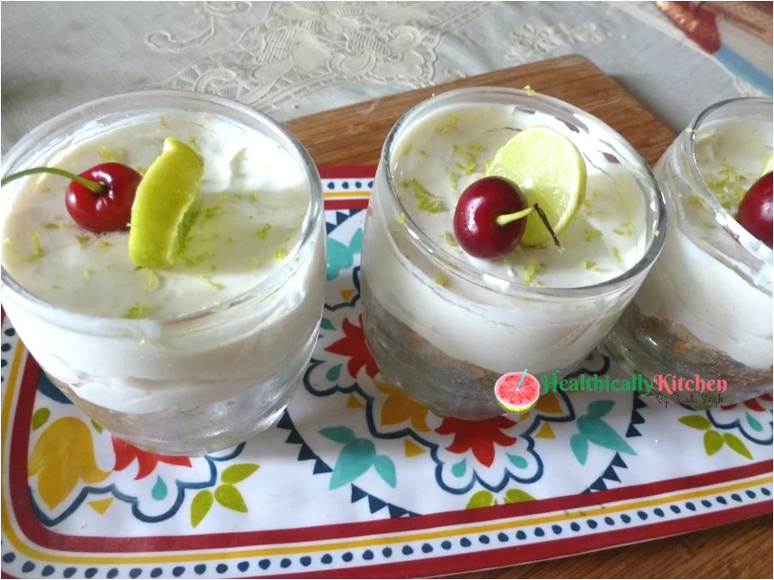 No Bake Lemon Cheesecake Cups | Easy Eggless Dessert with Homemade Cream Cheese