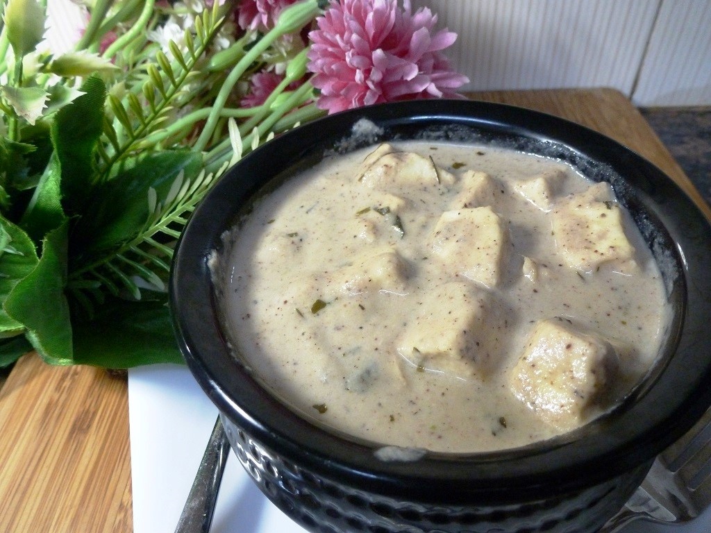 Nawabi Paneer in White Gravy | Creamy & Rich Restaurant Style Recipe