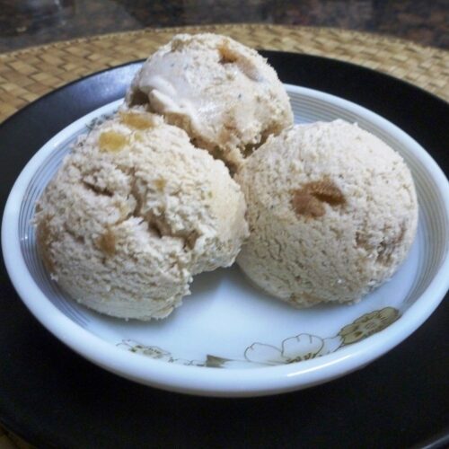 chikoo ice cream RECIPE