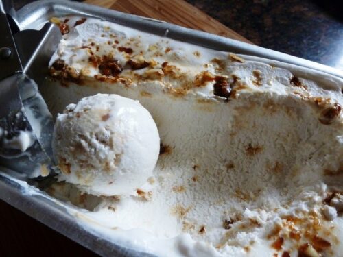 Dairy-Free Honey Almond Ice Cream | Eggless Healthy Ice Cream Recipe