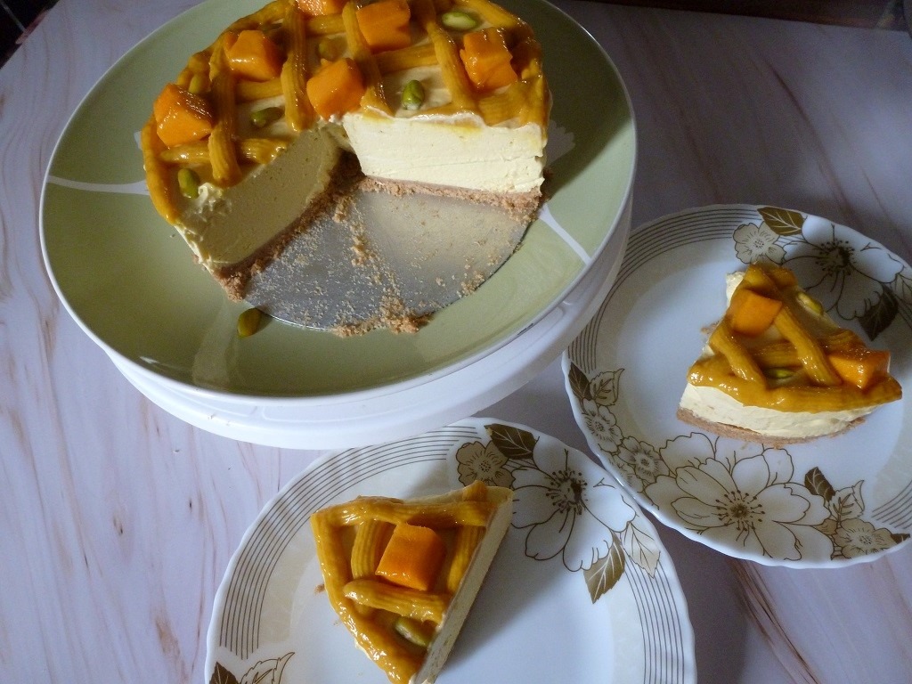 no bake mango cheesecake