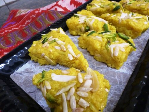 Easy Mango Kalakand Recipe (No Mawa, No Condensed Milk)