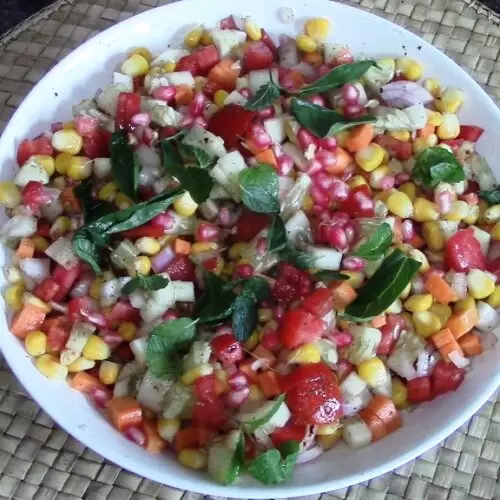 Easy Sweet Corn Salad Recipe for Weight Loss 30 https://healthicallykitchen.com/carrot-orange-cake-healthy-cake-recipe/