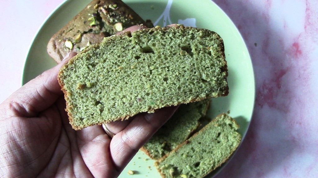 Healthy Pistachio Cake Recipe with Wheat Flour | Eggless Tea Cake