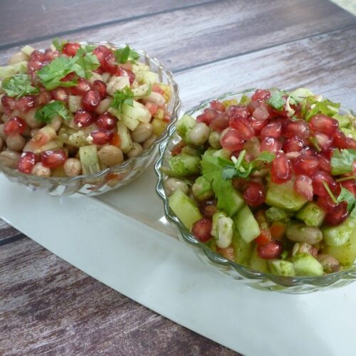 Boiled peanut chaat