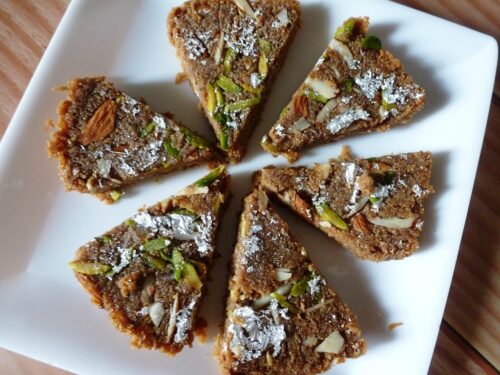 Coconut Jaggery Barfi | Healthy Vrat Special Sweet Recipe