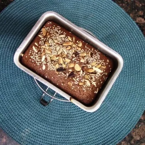 Eggless Oats Jaggery Cake | Gluten Free Sugar Free Healthy Cake 15 https://healthicallykitchen.com/carrot-orange-cake-healthy-cake-recipe/