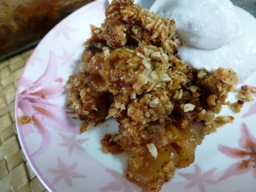 Healthy Apple Oats Crumble | No Maida, No Refined Sugar | Easy Apple Crisp Recipe