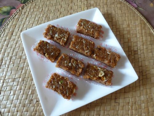 Urad Dal Burfi Recipe With Jaggery | Healthy Indian Sweet