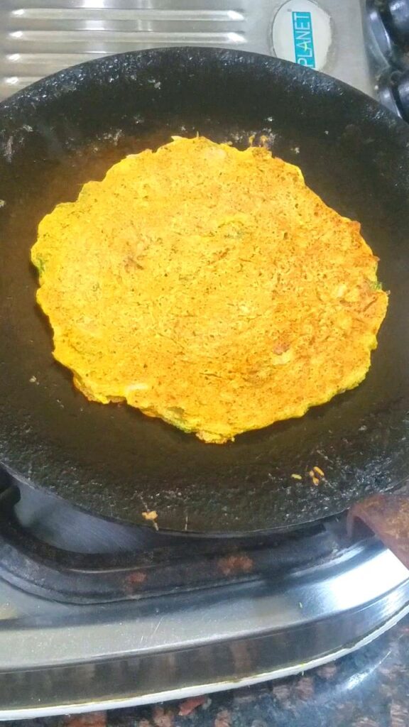 Sprouted Moong Dal Chilla | High Protein Breakfast for Weight Loss & Diabetics 7 cooked sprouted chilla Healthically Kitchen