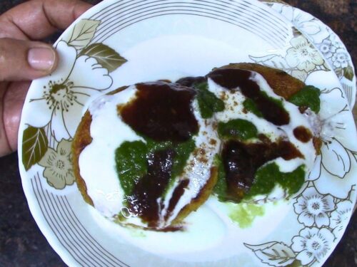 Paneer Stuffed Aloo Tikki Chaat Recipe | Healthy Street Style Snack