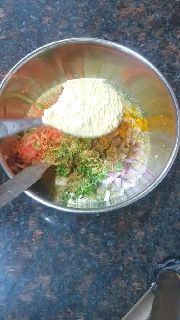 Sprouted Moong Dal Chilla | High Protein Breakfast for Weight Loss & Diabetics 4 sprouted moong dal chilla mixture Healthically Kitchen