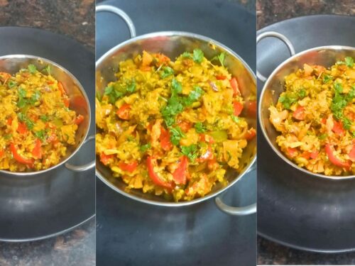 Mix Coloured Capsicum Fry | Healthy Peanut & Sesame Bell Pepper Stir Fry 1 Mix Coloured Capsicum Fry | Healthy Peanut Sesame Recipe