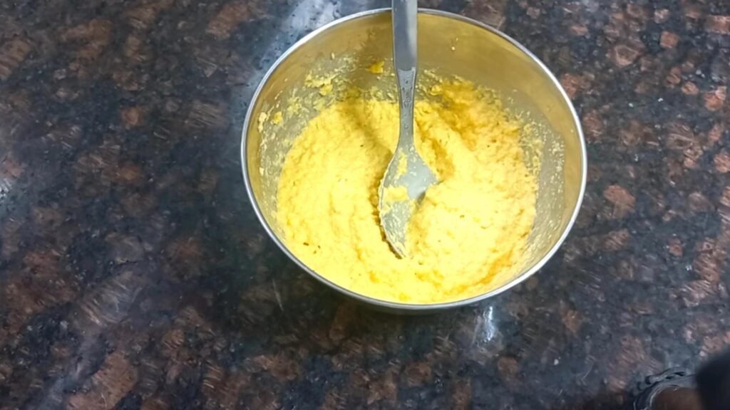 Soft & Fluffy Corn Dhokla Recipe with Fresh Corn | Easy Breakfast 12 batter ready to steam Healthically Kitchen
