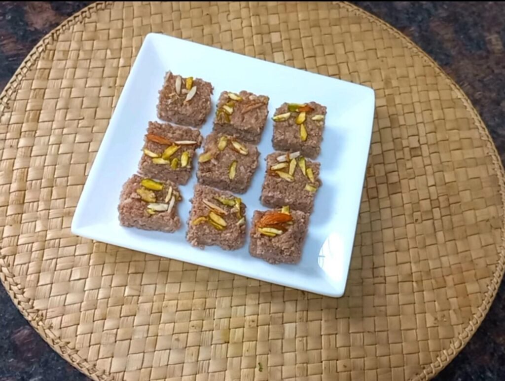 Chocolate Kalakand Recipe | Easy Chocolate Barfi 2 5 min chocolate burfi recipe